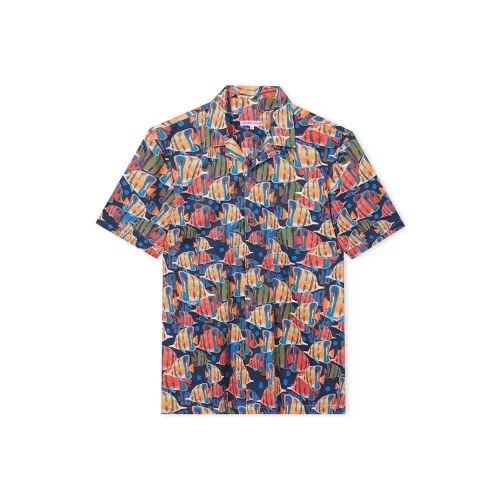 COTON DOUX Рубашка Мужская Многоцветная