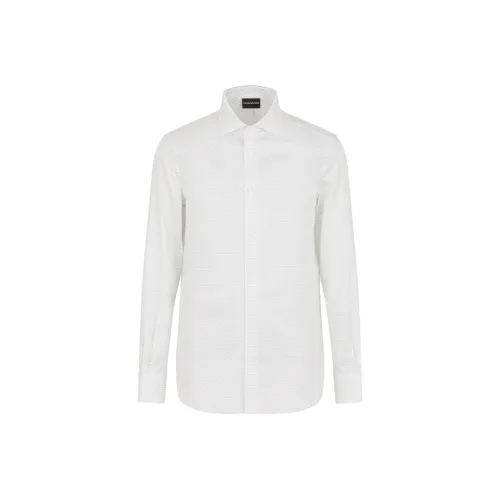 EMPORIO ARMANI SS24 Рубашка Мужская Белая