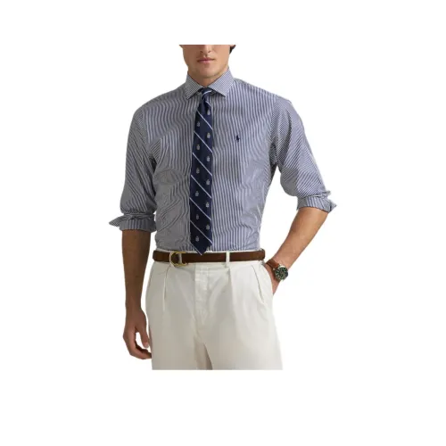 Polo Ralph Lauren SS24 Рубашка Мужская Морской Синий