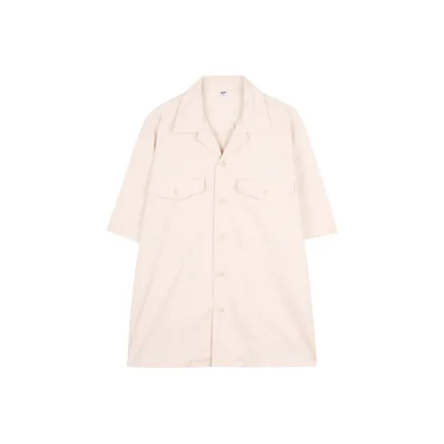 UNIQLO Светло-бежевые Мужские Рубашки