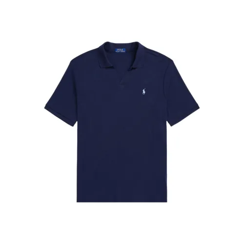 Polo Ralph Lauren SS24 Мужское Поло Элегантное Темно-Синий
