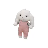 Круглое лицо, кролик, розовый, одежда