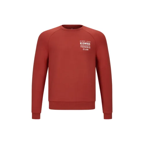 K·SWISS Красный 643 K22V DRD1 Мужские Свитшоты