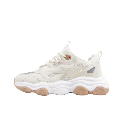 FILA Turbine Low Топ Толстая подошва Кроссовки Женские Бежевые