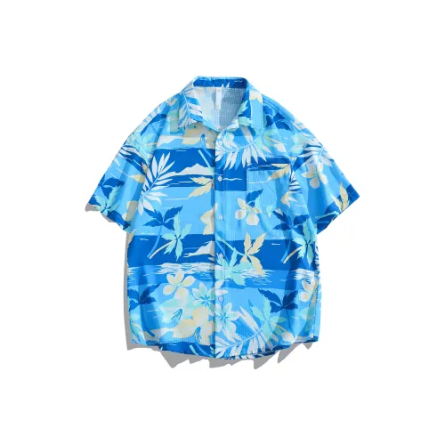 MOPE Синие Унисекс Рубашки