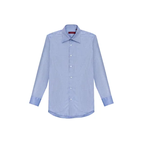 ACME CULTUM Рубашка Мужская Синие Елочка