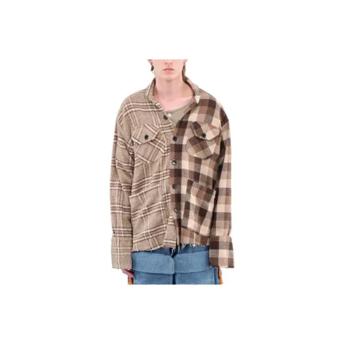 GREG LAUREN Коричневый Мужская Рубашка