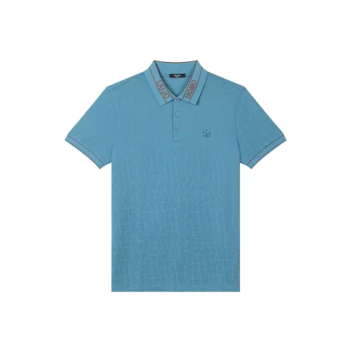 LIU·JO UOMO Поло Мужское Синий Зеленый