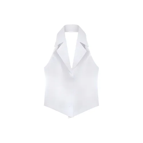 Белый Женские Жилеты