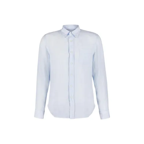 120% LINO Рубашка Мужская Светло-Синяя