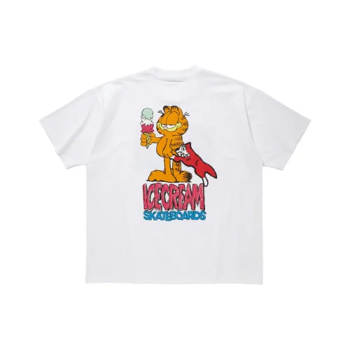 Мороженое Белый Унисекс Футболка