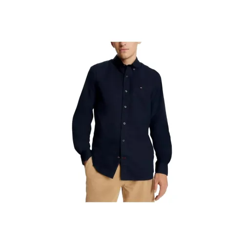 Tommy Hilfiger Рубашка Мужская Синяя