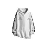 Белый & серый & черные полосы