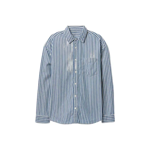 GAP Синие Полосы Мужские Рубашки