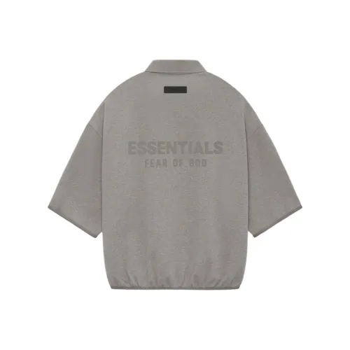 Fear of God ESSENTIALS 2024 Summer Collection Фотиния Серый Мужское Поло