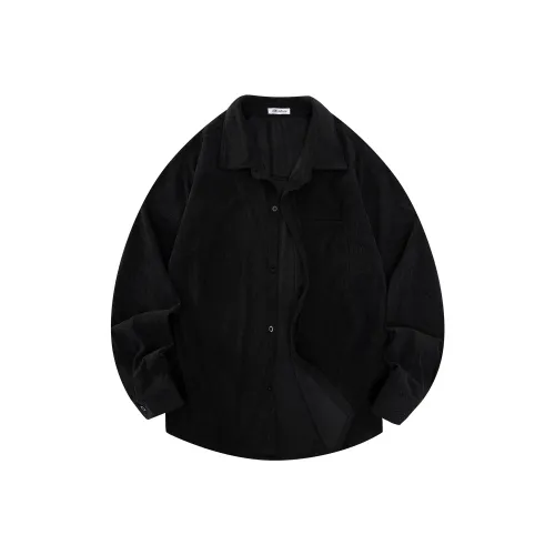 P8H9 Черная унисекс рубашка