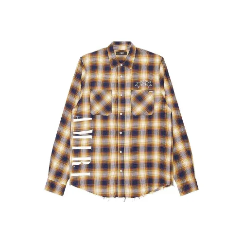 AMIRI Желтые Мужские Рубашки