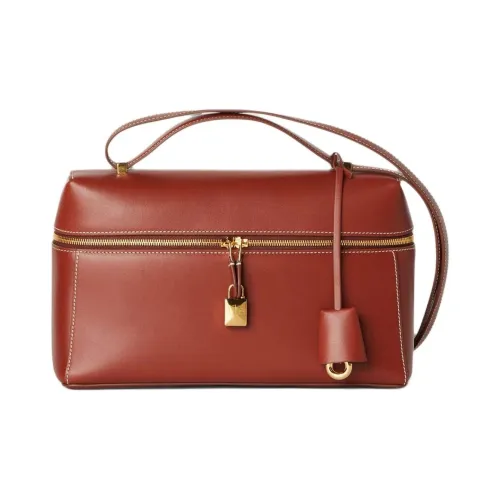 Loro Piana Extra Bag Телячья кожа Сумка на одно плечо Женская Темный Кумарий Синий