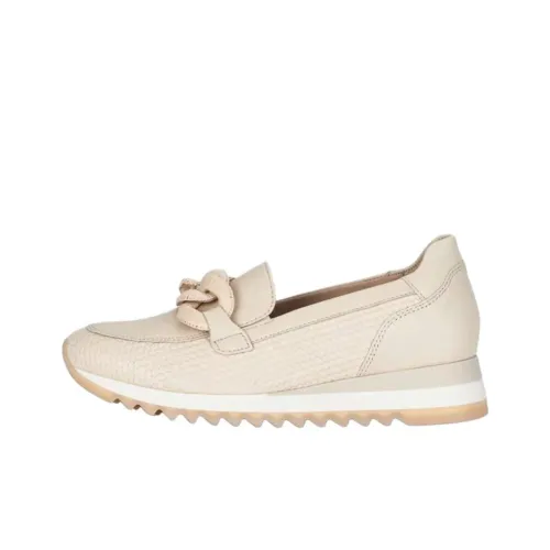 Gabor Модные Лоферы 4CM Женские Бежевые