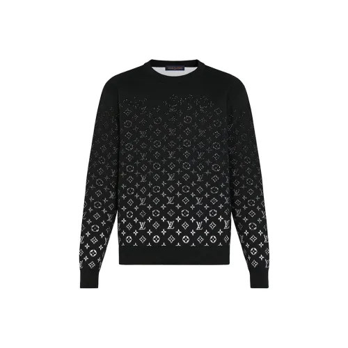 LOUIS VUITTON Трикотаж Мужской Черный Белый