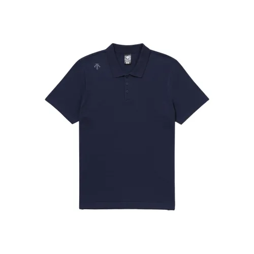 DESCENTE Dualis Wappen Мужская рубашка polo