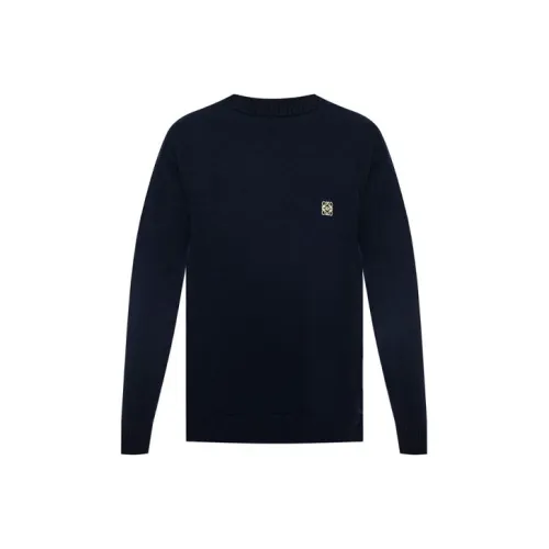 LOEWE FW21 Свитер Мужской Темно-синий