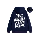 Темно-синий (Белый текст, флисовая подкладка)