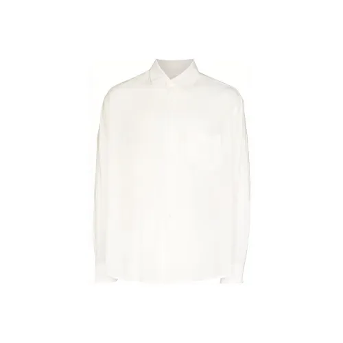 OUR LEGACY Белая Мужская Рубашка