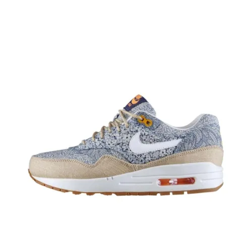 Nike Air Max 1 Low Топ Беговые кроссовки Женские Blue