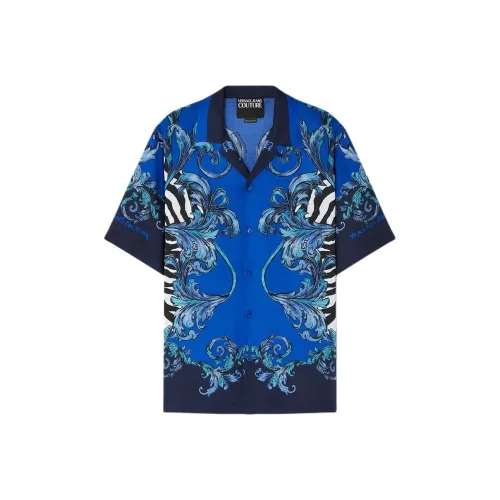 VERSACE JEANS COUTURE Рубашка Мужская Синяя