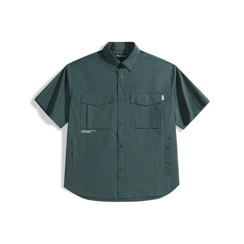 PEACEBIRD MEN Рубашка Мужская Зеленая 1