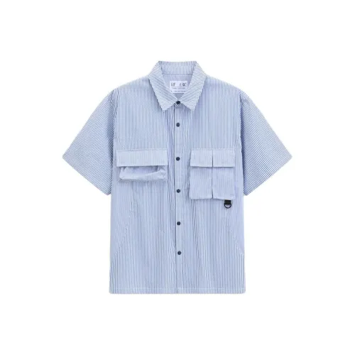 GAP F CE Collaboration Рубашка Мужская Синие Полосы