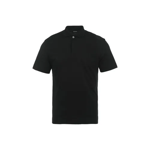 Ermenegildo Zegna Черная мужская поло