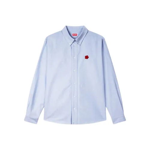 KENZO Мужские Синие Рубашки