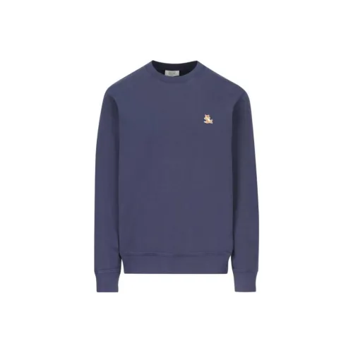 Maison Kitsune Синий Мужской Свитшот