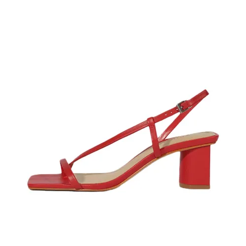 Schutz Heloise One Ремешок Сандалии 6,5 см Женские Красные
