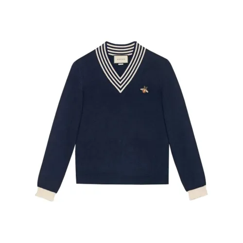 GUCCI Синие Мужские Свитера