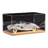 Мерседес-Бенц 500K Винтаж Классический Автомобиль [Белый] + Защита от пыли из массива дерева