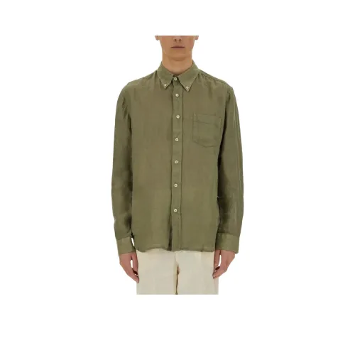 120% LINO Зеленые Мужские Рубашки