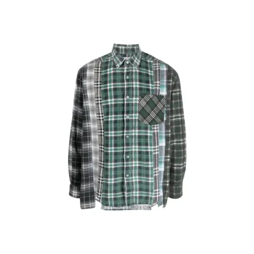 Needles Collaboration Зеленые Мужские Рубашки