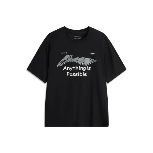 LINING Sports Life Collection Т-Рубашка Мужская Черная