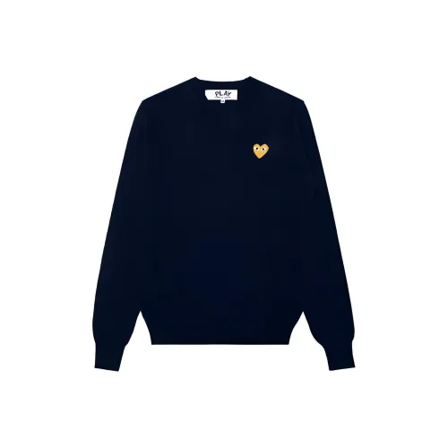 CDG Play Темно-синие Мужские Свитера