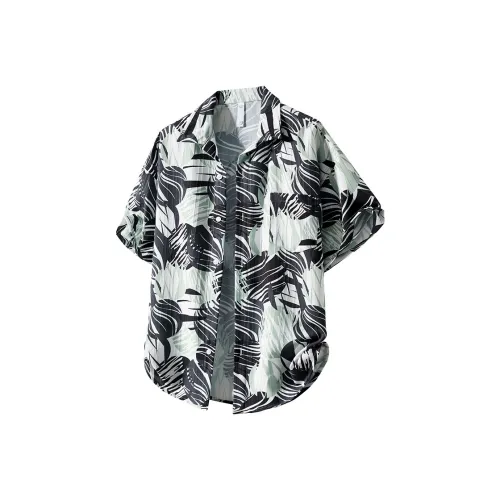 ORMY Гавайи Черный Унисекс Рубашки