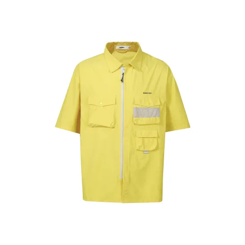 GUUKA TECH Лимон Мужские Рубашки