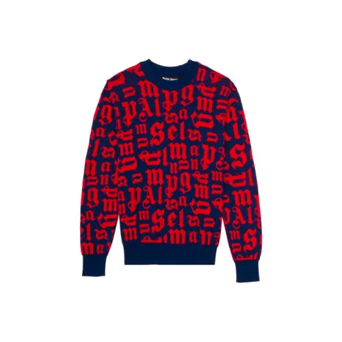 PALM ANGELS Морской синий Мужские Свитера