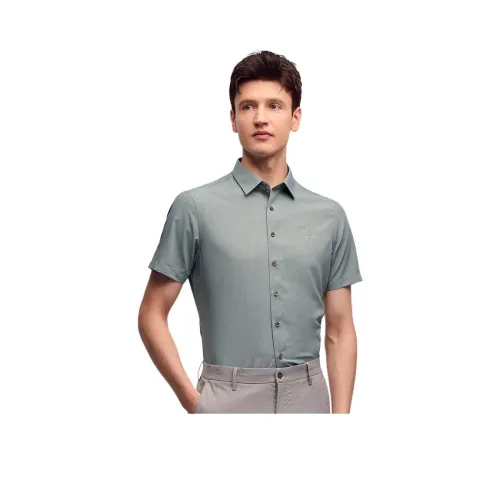 JODOLL Зеленые Мужские Рубашки