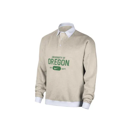 Nike College Oregon Club Polo Мужской Цвет Березовая древесина
