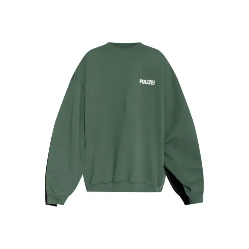 Vetements Зеленый Мужской Свитшот