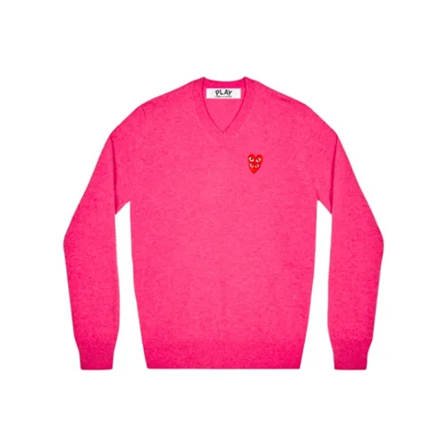 CDG Play Розовые Мужские Свитера