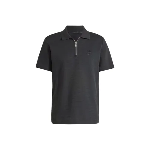 Adidas Originals Essential Trefoil Essentials Waffle Polo Polo Мужской Черный